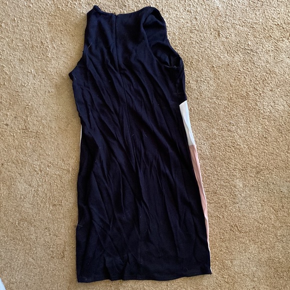 Sleeveless {asos} bodycon color block dress - Picture 3 of 3